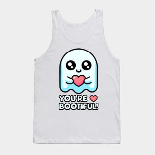 You're Bootiful! Cute Ghost Pun Tank Top